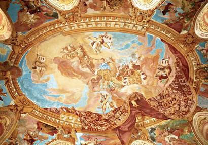Fresco on the vault of the Hall of the Ancestors – the Apotheosis of the Althanns