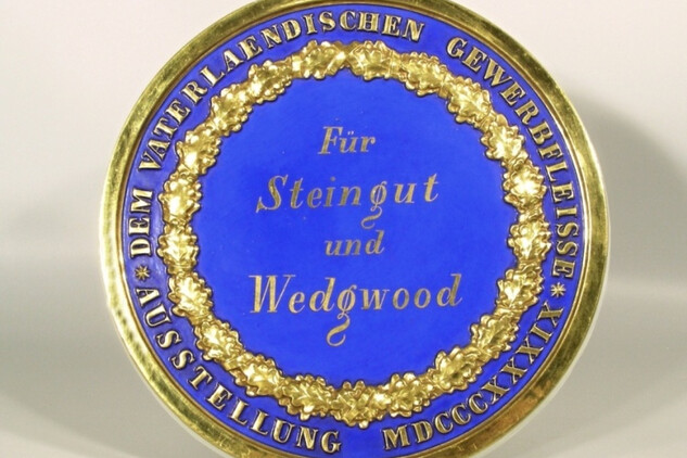 Rückseite der Goldmedaille von der Wiener Industrieausstellung 1839